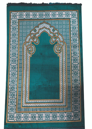 Prayer Rug Luxury Padded with Turkish cutwork design