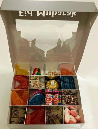 Eid Mubarak Silver Sweets Box Pick and Mix 16 Selection of Halal Sweet Zone Jelly